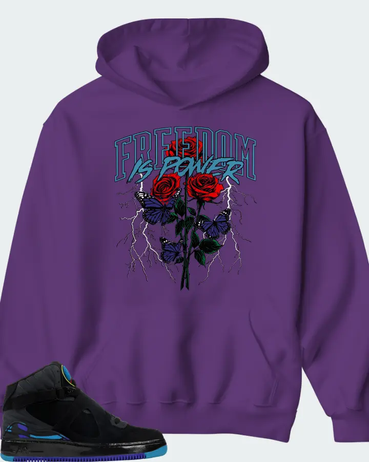 Hoodie in Purple