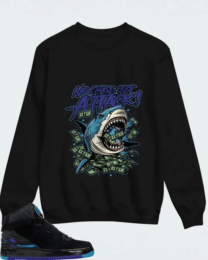 Sweatshirt in Black
