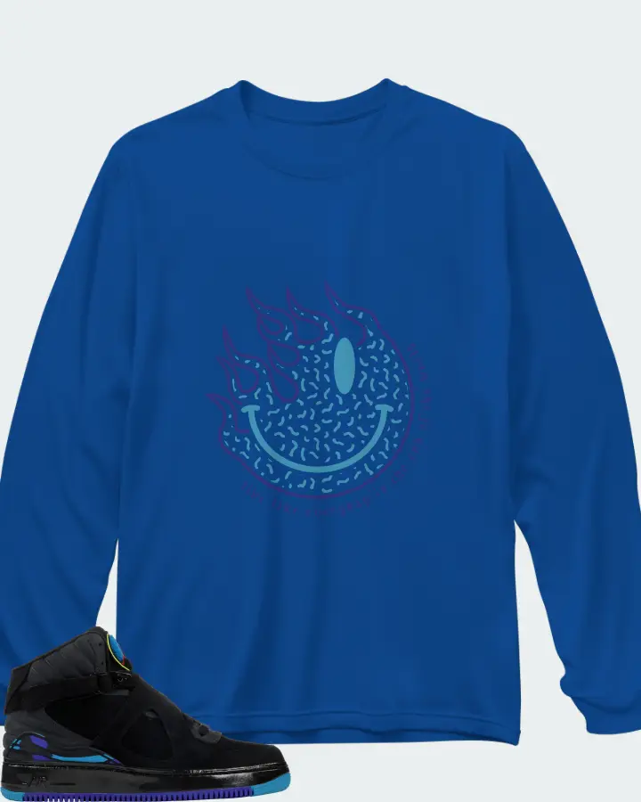 Long Sleeve T-Shirt in Royal Blue