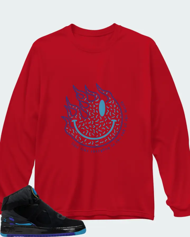 Long Sleeve T-Shirt in Red