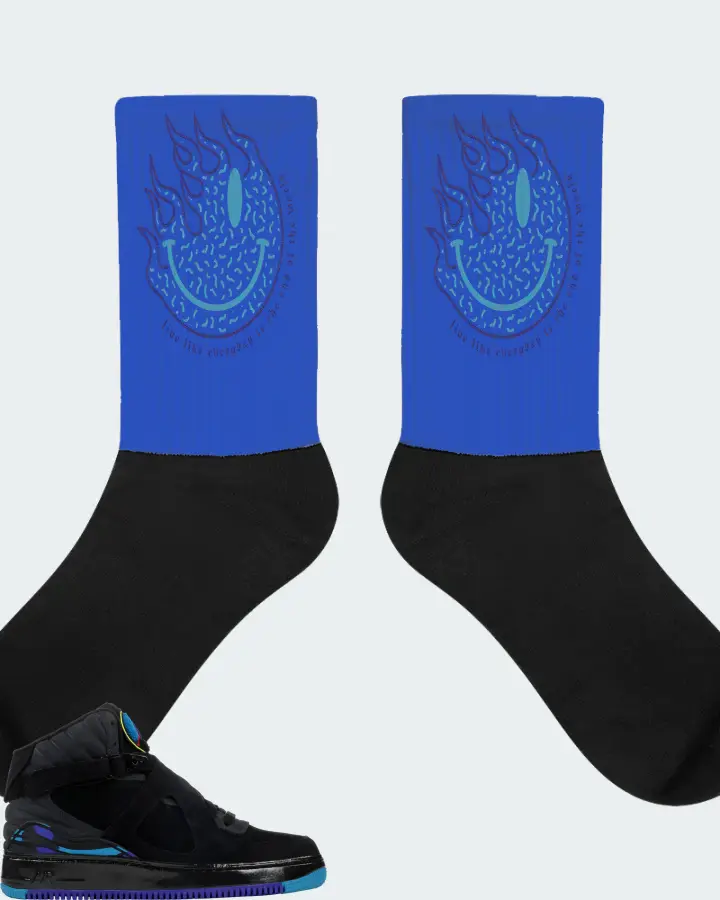 Socks in Royal Blue