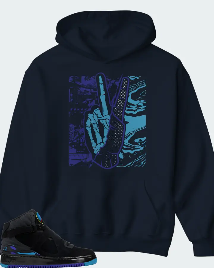 Jordan AJF 8 Sneaker Matching Kid's Hoodie - Peace of mind