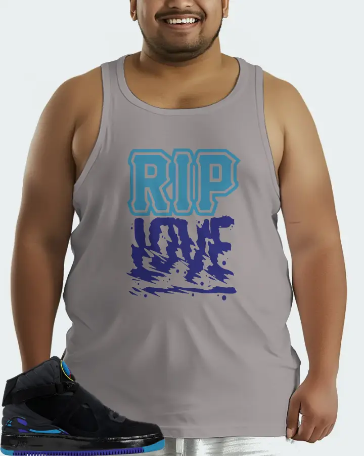 Jordan AJF 8 Sneaker Matching Grey Tank Top (RIP Love) - View 6