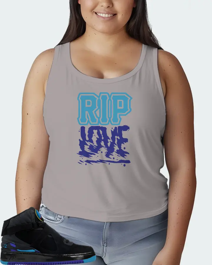 Jordan AJF 8 Sneaker Matching Grey Tank Top (RIP Love) - View 7