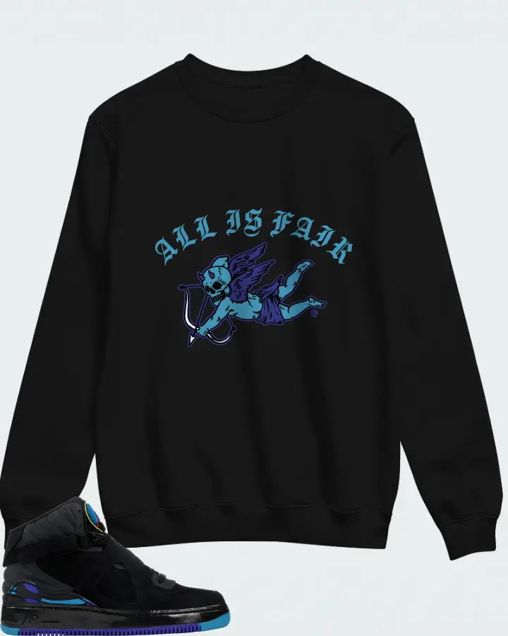 Sweatshirt in Black