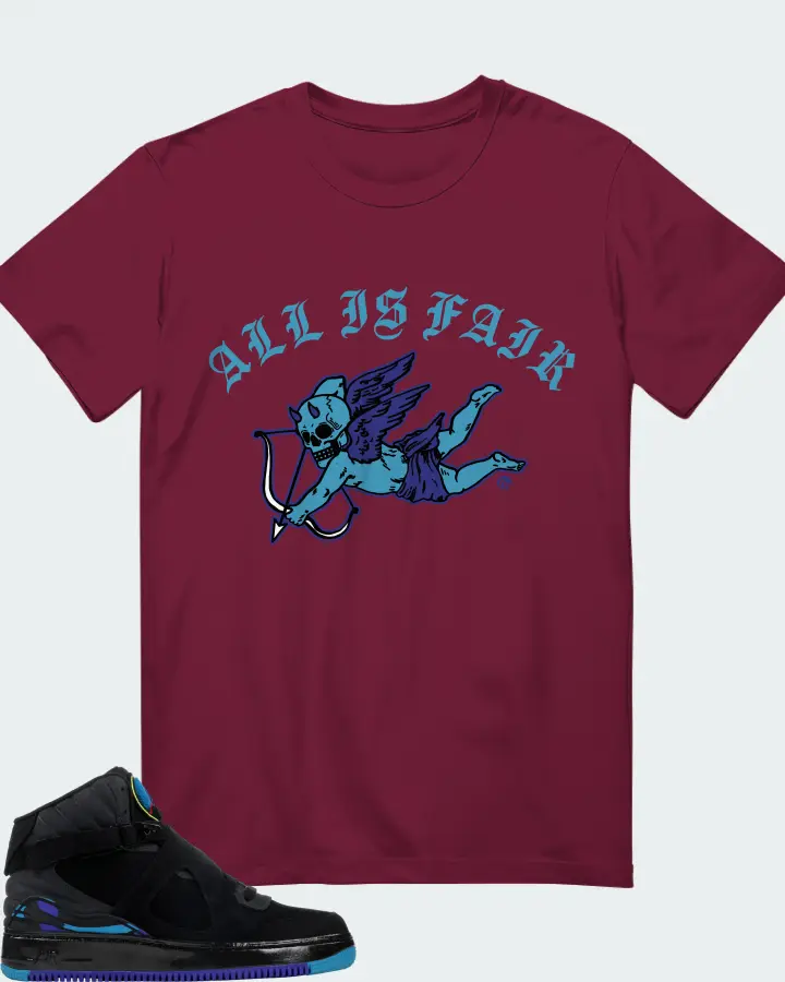 T-Shirt in Maroon