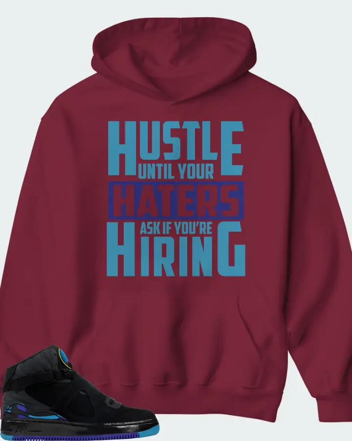 Hoodie in Maroon