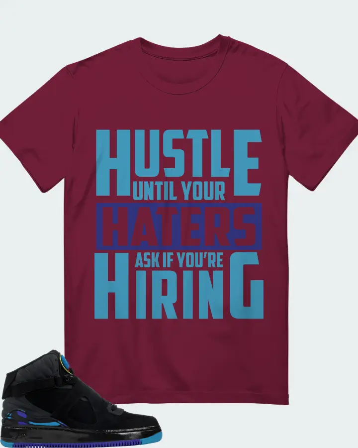 Jordan AJF 8 Sneaker Matching Kid's T-Shirt - HUSTLE UNTIL YOUR HATERS