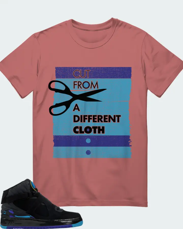Jordan AJF 8 Sneaker Matching Mauve T-Shirt - Cut From a Different Cloth