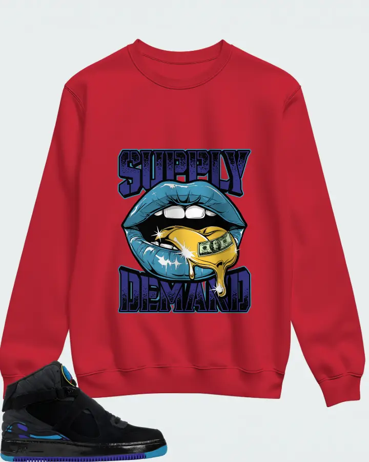 Sweatshirt in Red