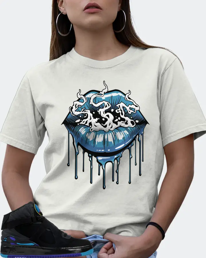 Jordan AJF 8 Sneaker Matching Ash T-Shirt (Puff Puff) - View 7