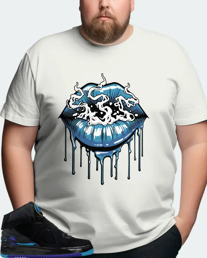 Jordan AJF 8 Sneaker Matching Ash T-Shirt (Puff Puff) - View 8
