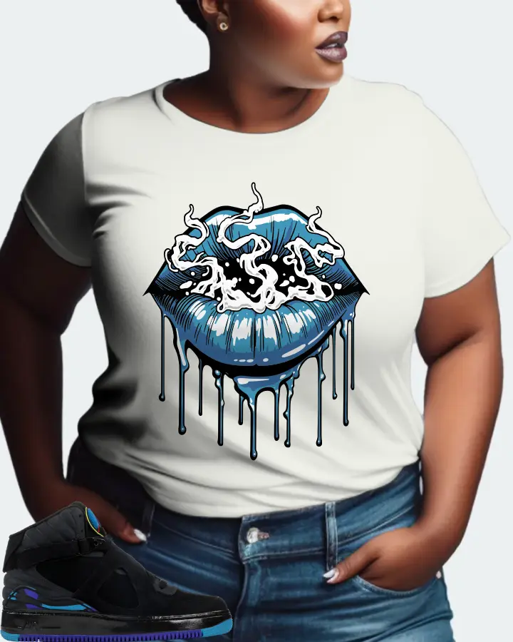 Jordan AJF 8 Sneaker Matching Ash T-Shirt (Puff Puff) - View 9