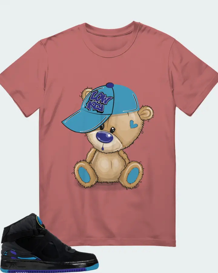 Jordan AJF 8 Sneaker Matching Mauve T-Shirt - LOW KEY BEAR