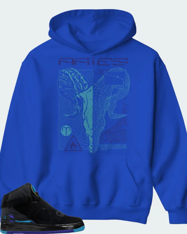 Hoodie in Royal Blue