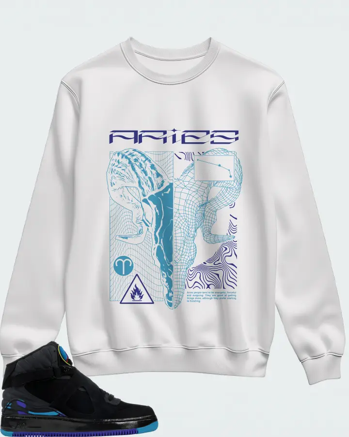 Sweatshirt in White