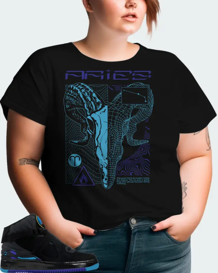 Jordan AJF 8 Sneaker Matching Black T-Shirt (ARIES) - View 11
