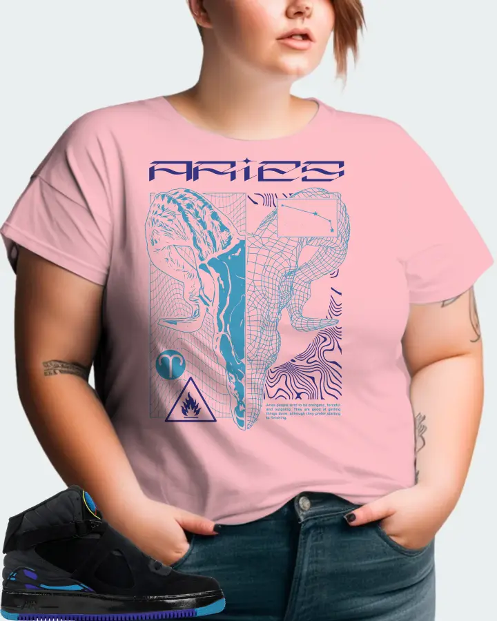 Jordan AJF 8 Sneaker Matching Pink T-Shirt (ARIES) - View 11