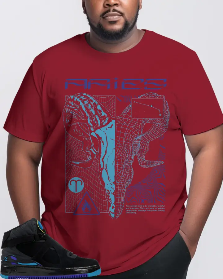 Jordan AJF 8 Sneaker Matching Cardinal T-Shirt (ARIES) - View 10