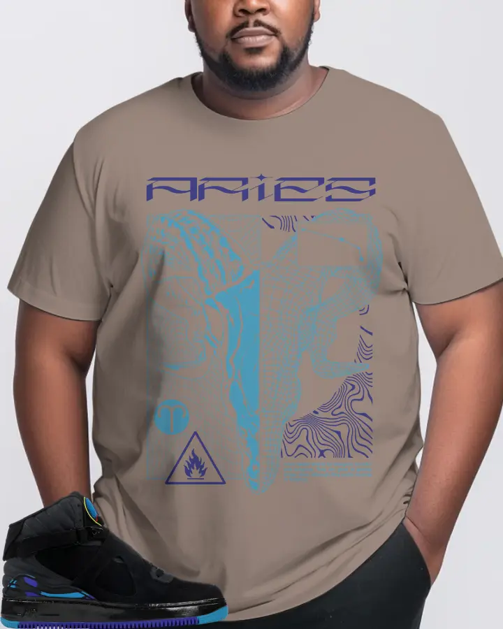 Jordan AJF 8 Sneaker Matching Pebble T-Shirt (ARIES) - View 10