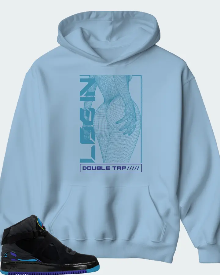 Hoodie in Carolina Blue