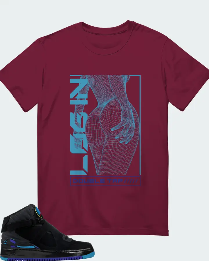 T-Shirt in Maroon