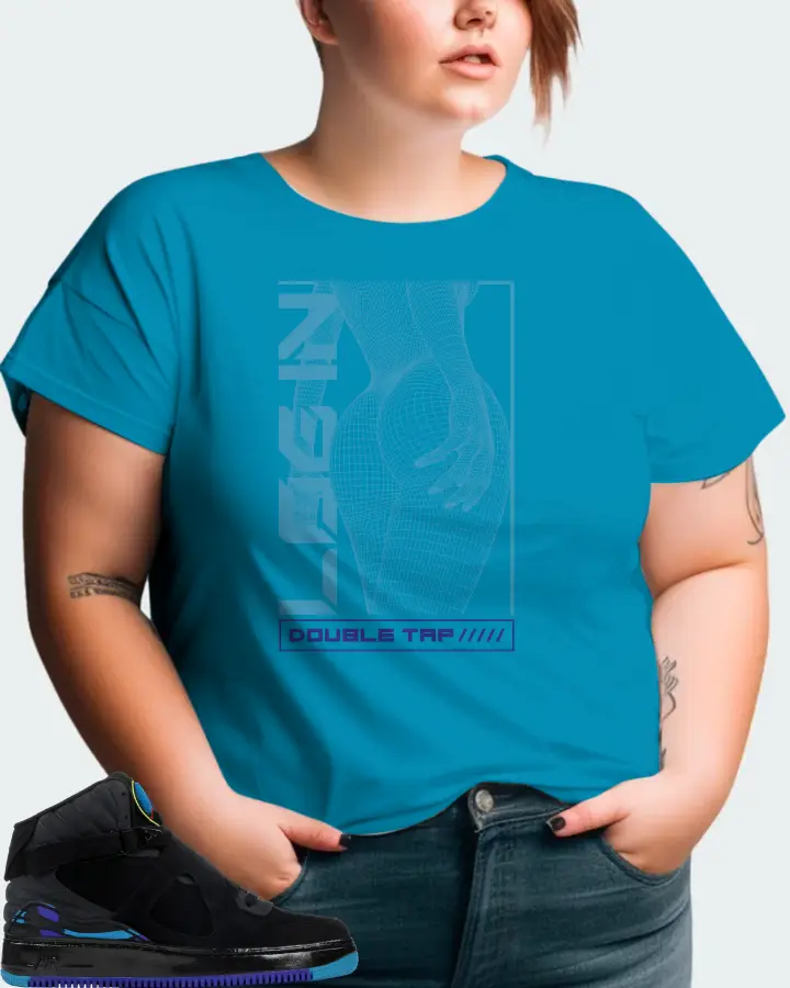 Jordan AJF 8 Sneaker Matching Aqua T-Shirt (LOGIN) - View 11