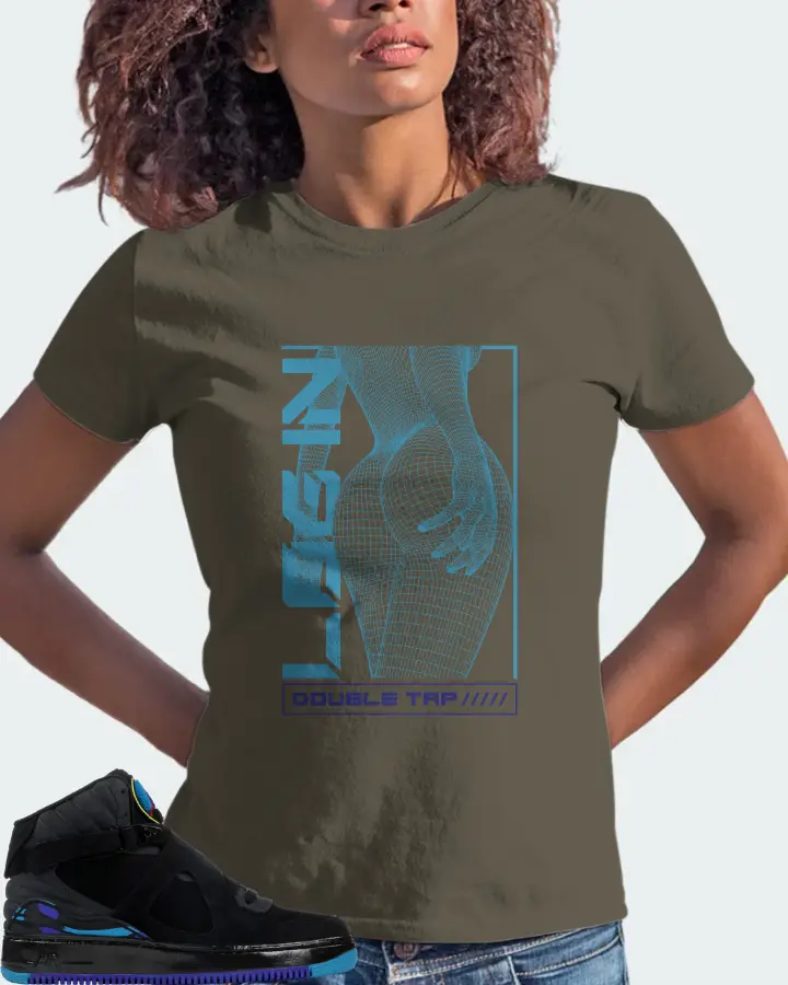 Jordan AJF 8 Sneaker Matching Army T-Shirt (LOGIN) - View 3