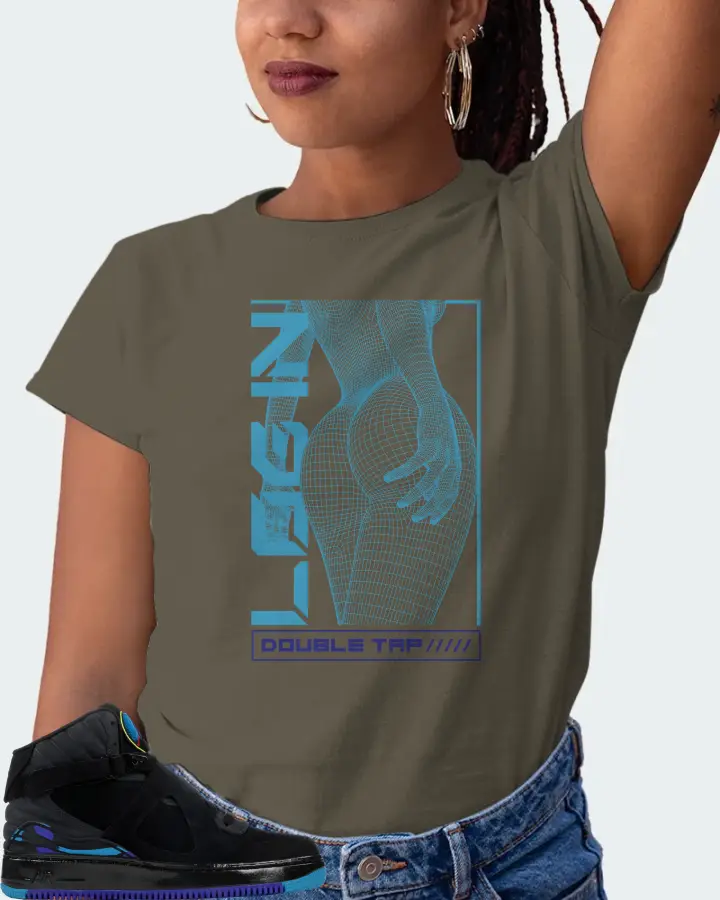 Jordan AJF 8 Sneaker Matching Army T-Shirt (LOGIN) - View 5