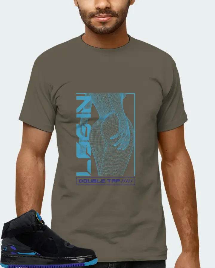 Jordan AJF 8 Sneaker Matching Army T-Shirt (LOGIN) - View 6