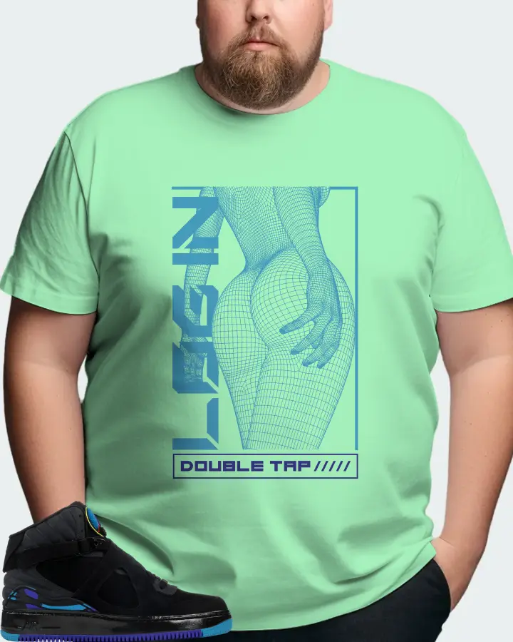 Jordan AJF 8 Sneaker Matching Fresh Mint T-Shirt (LOGIN) - View 8