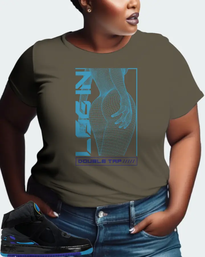 Jordan AJF 8 Sneaker Matching Army T-Shirt (LOGIN) - View 9