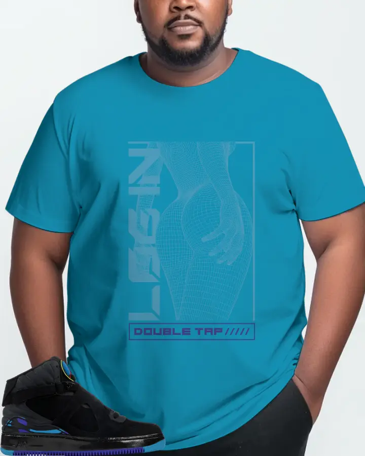 Jordan AJF 8 Sneaker Matching Aqua T-Shirt (LOGIN) - View 10