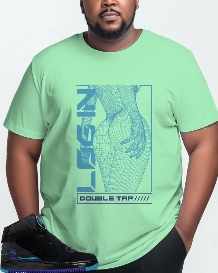 Jordan AJF 8 Sneaker Matching Fresh Mint T-Shirt (LOGIN) - View 10