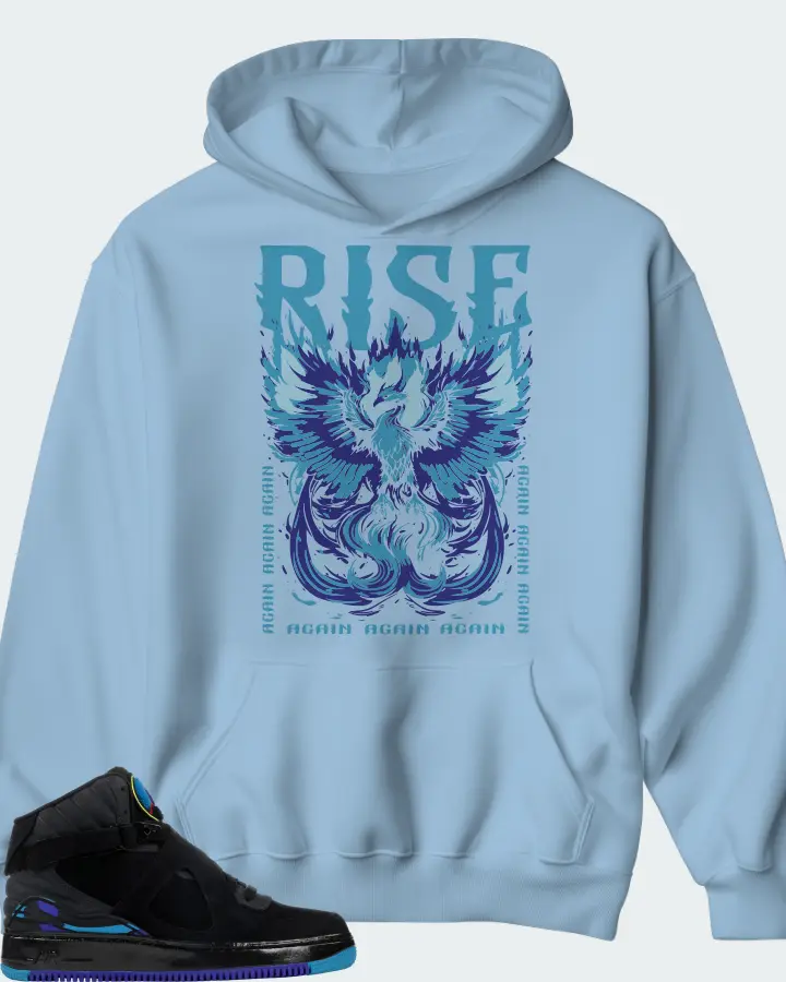 Hoodie in Carolina Blue