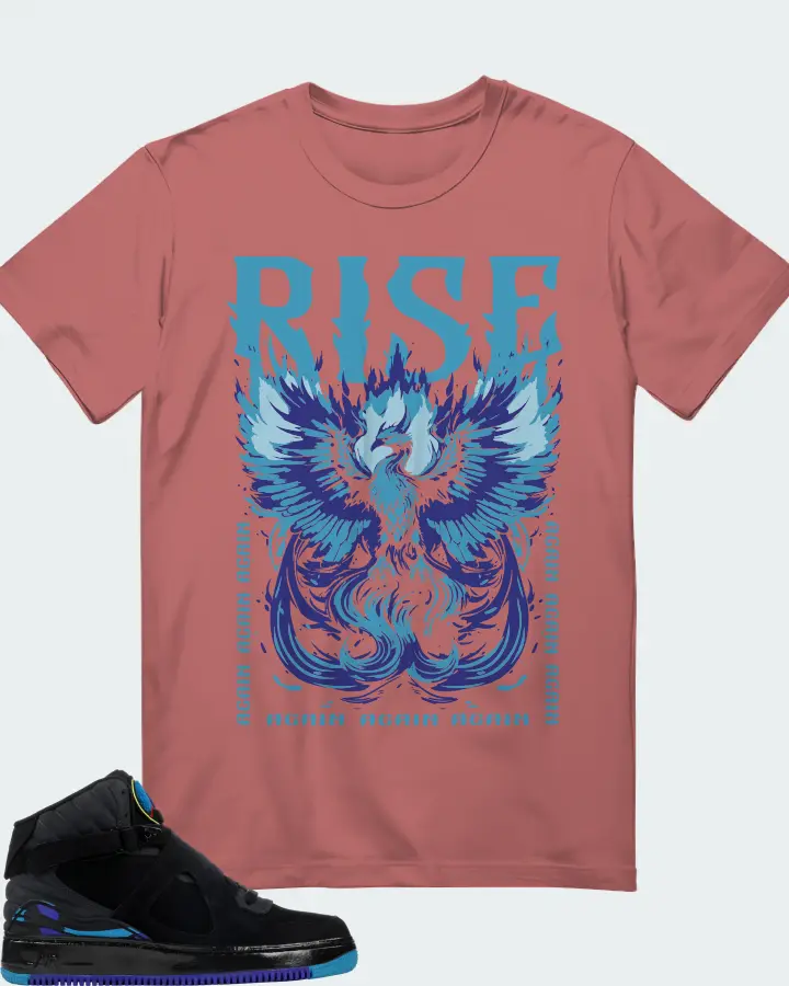 Jordan AJF 8 Sneaker Matching Mauve T-Shirt - RISE