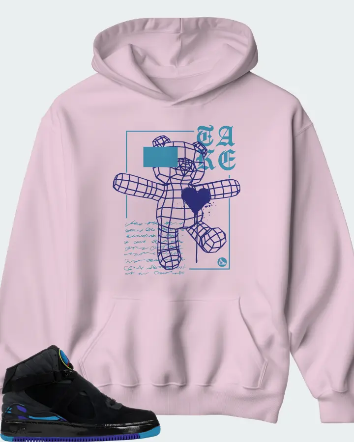 Hoodie in Pink
