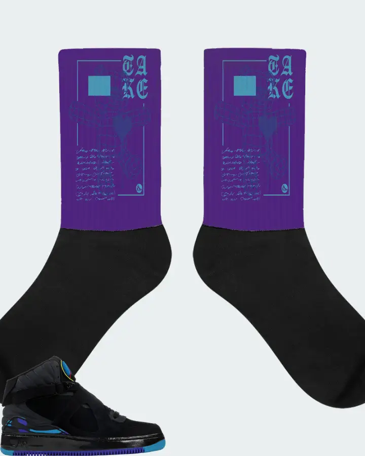 Socks in Purple