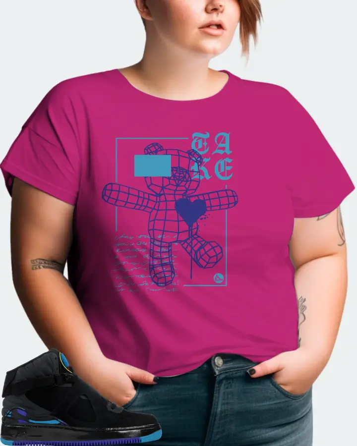Jordan AJF 8 Sneaker Matching Berry T-Shirt (TAKE) - View 11