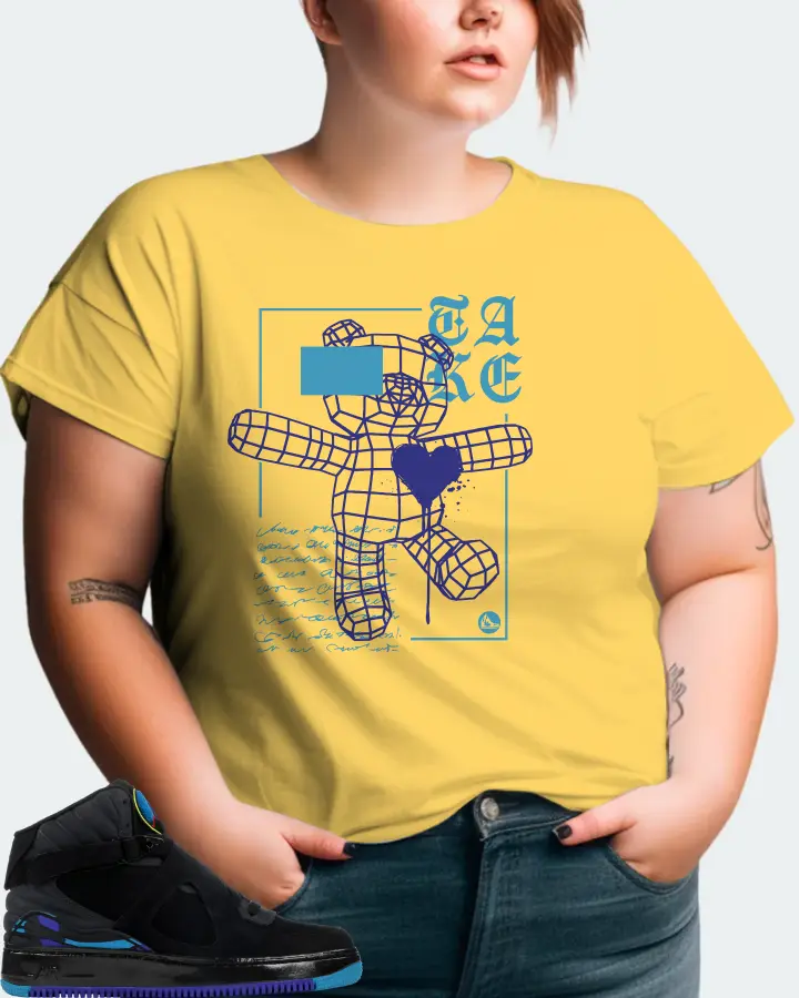 Jordan AJF 8 Sneaker Matching Yellow T-Shirt (TAKE) - View 11