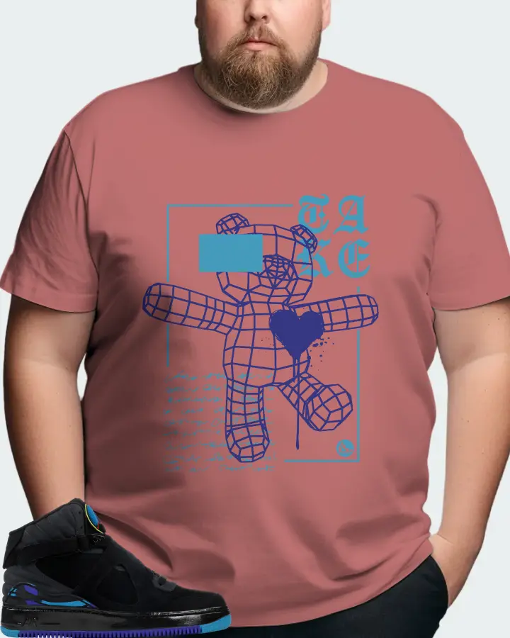 Jordan AJF 8 Sneaker Matching Mauve T-Shirt (TAKE) - View 8