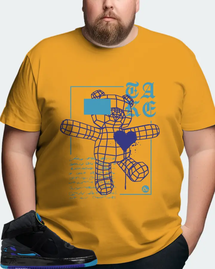 Jordan AJF 8 Sneaker Matching Mustard T-Shirt (TAKE) - View 8