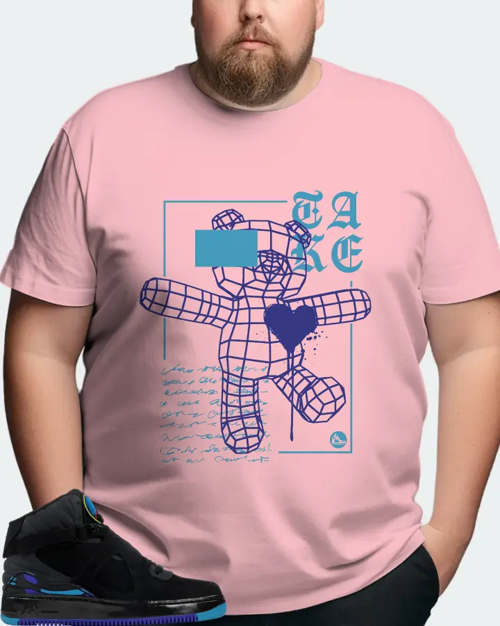 Jordan AJF 8 Sneaker Matching Pink T-Shirt (TAKE) - View 8