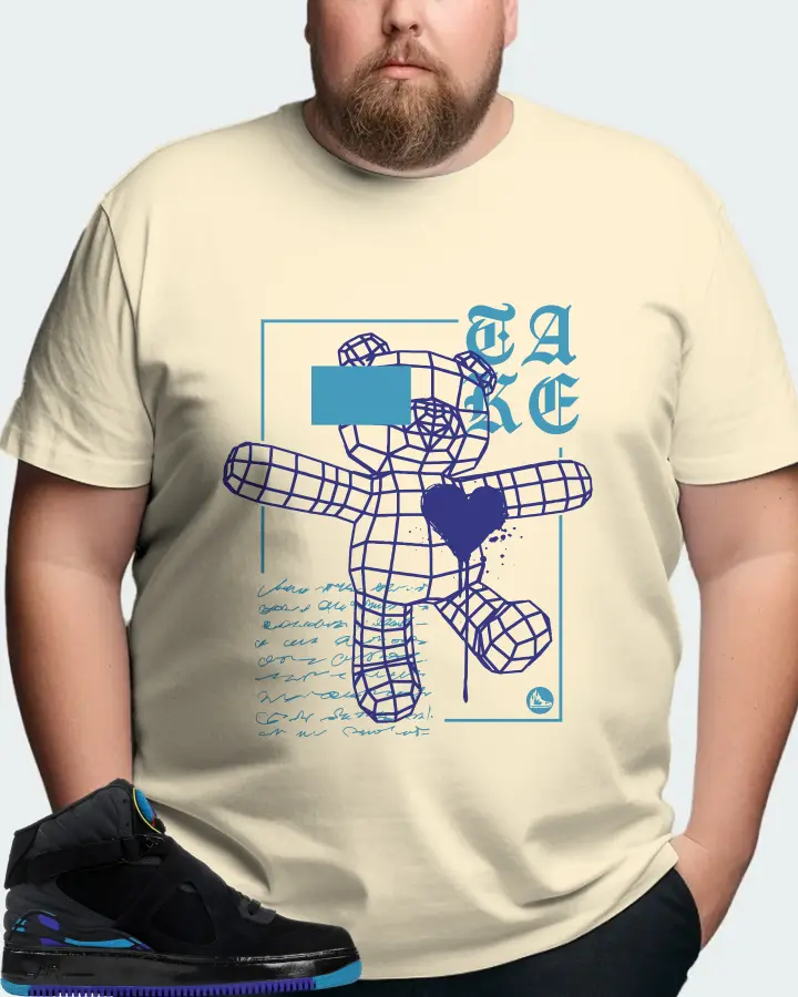 Jordan AJF 8 Sneaker Matching Natural T-Shirt (TAKE) - View 8