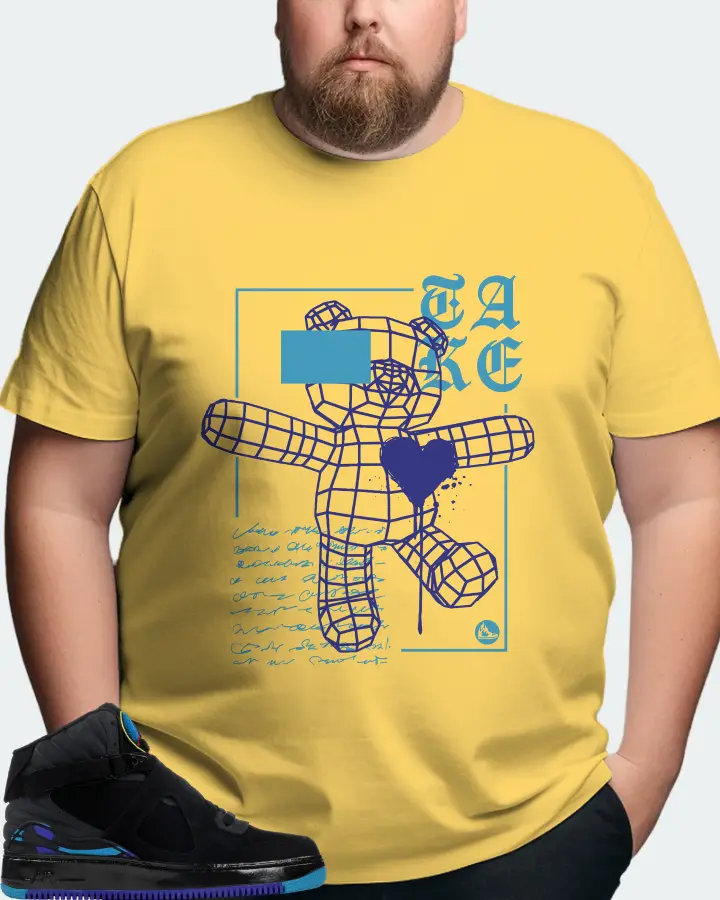 Jordan AJF 8 Sneaker Matching Yellow T-Shirt (TAKE) - View 8