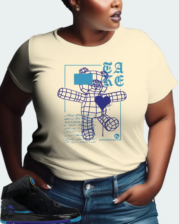 Jordan AJF 8 Sneaker Matching Natural T-Shirt (TAKE) - View 9