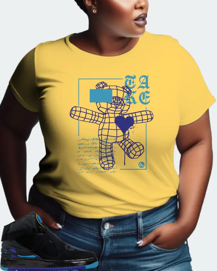 Jordan AJF 8 Sneaker Matching Yellow T-Shirt (TAKE) - View 9