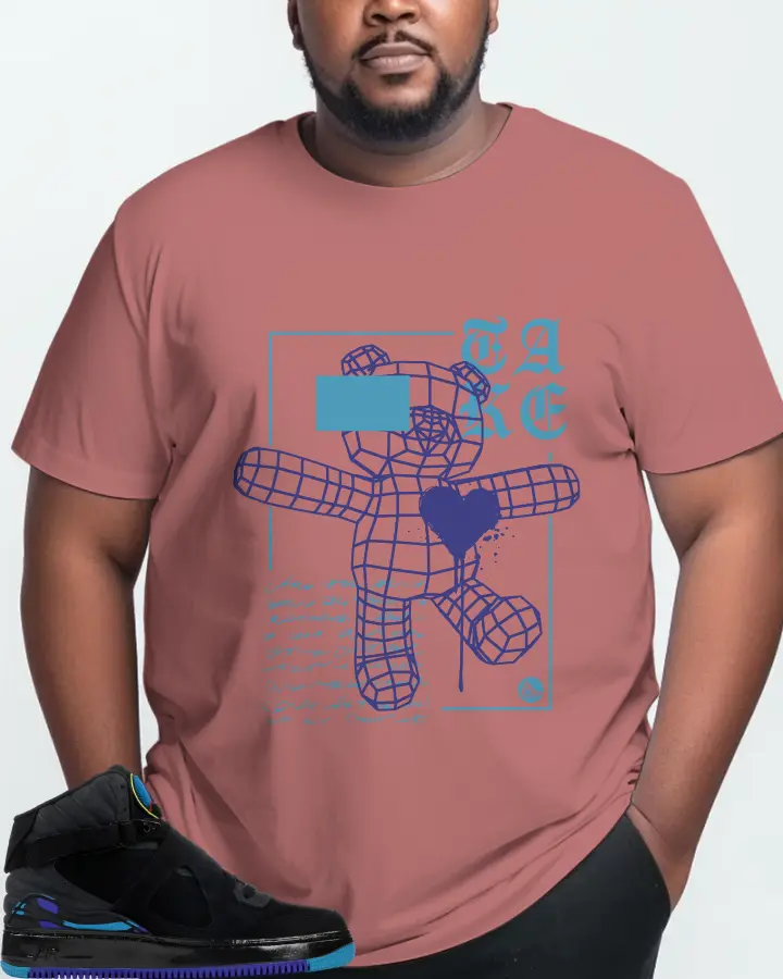 Jordan AJF 8 Sneaker Matching Mauve T-Shirt (TAKE) - View 10