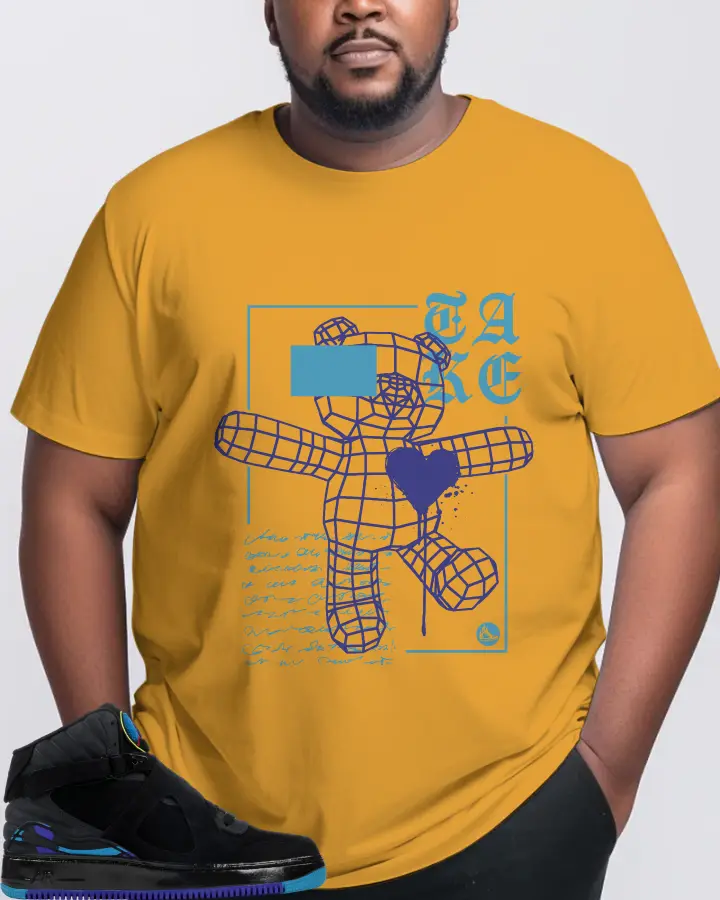 Jordan AJF 8 Sneaker Matching Mustard T-Shirt (TAKE) - View 10