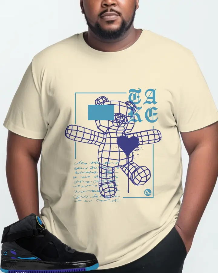 Jordan AJF 8 Sneaker Matching Natural T-Shirt (TAKE) - View 10